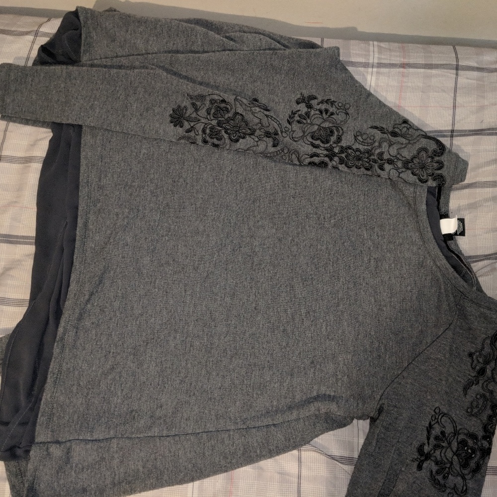Floral sweater